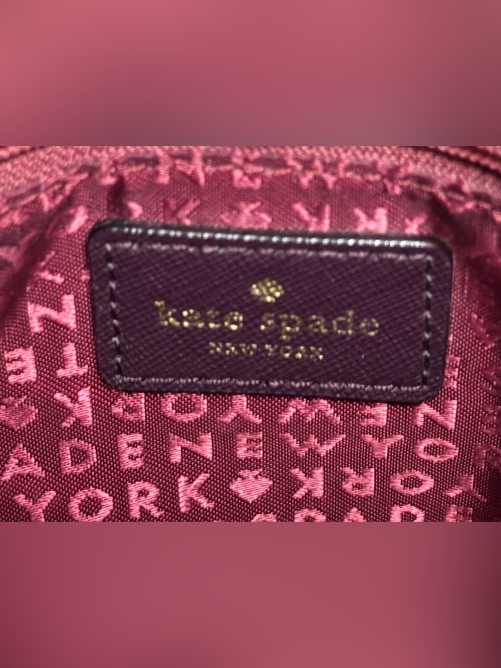 ♠️ KATE SPADE NEW YORK — Laurel Way Evangelie Satchel in "Mulled Wine" ♠️ - Picture 8 of 8
